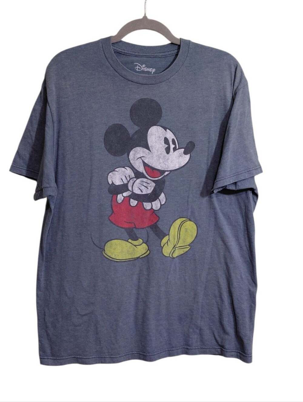 Disney Men's Mickey Mouse Graphic Tee - Gray